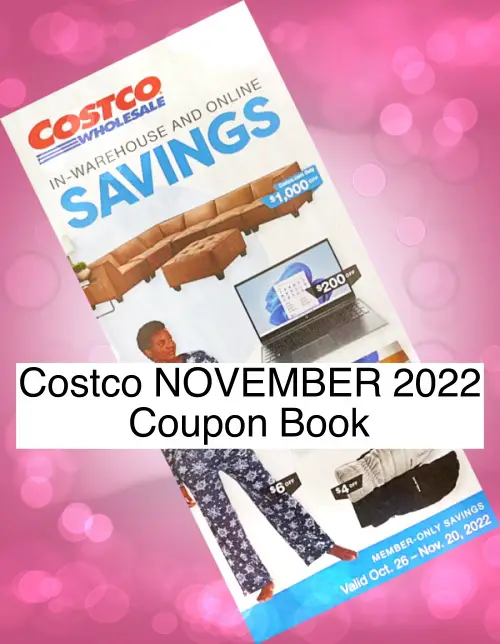 Cosco NOVEMBER 2022 Coupon Book Cover