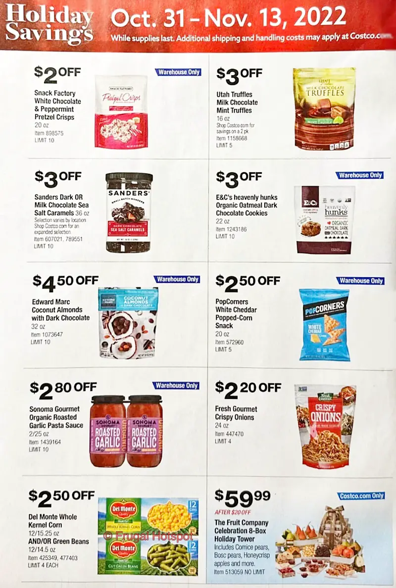 Costco Black Friday and Holiday Savings 2022 | P 1