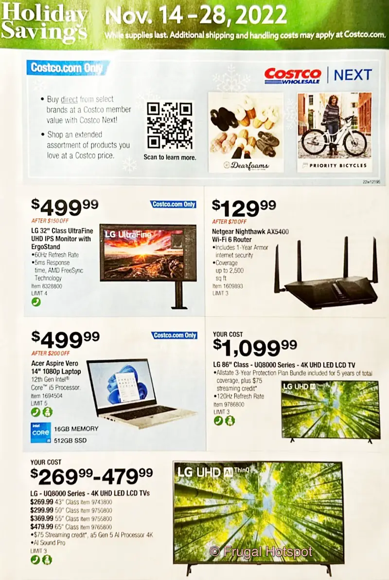 Costco Black Friday and Holiday Savings 2022 | P 13