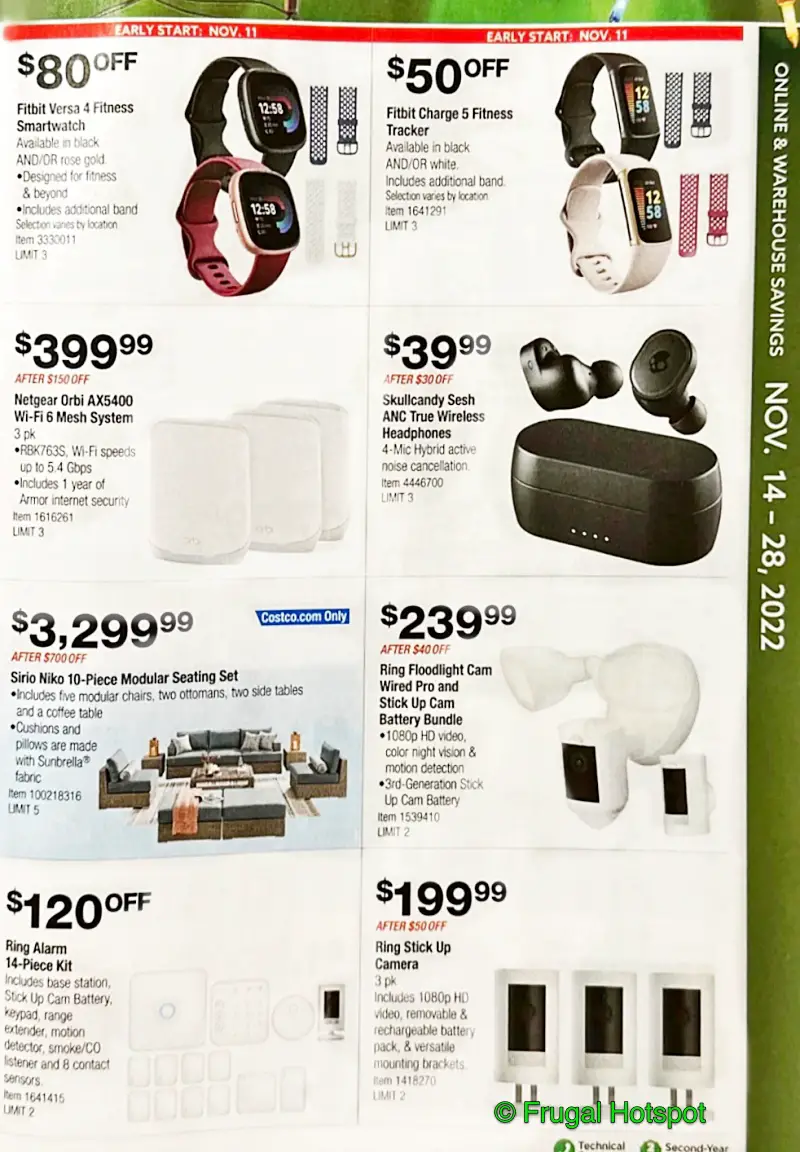 Costco Black Friday and Holiday Savings 2022 | P 18