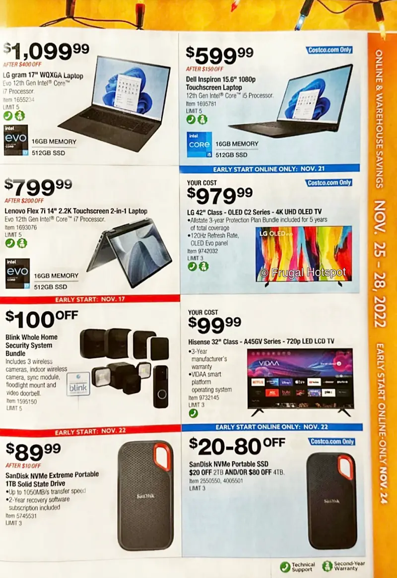 Costco Black Friday and Holiday Savings 2022 | P 26