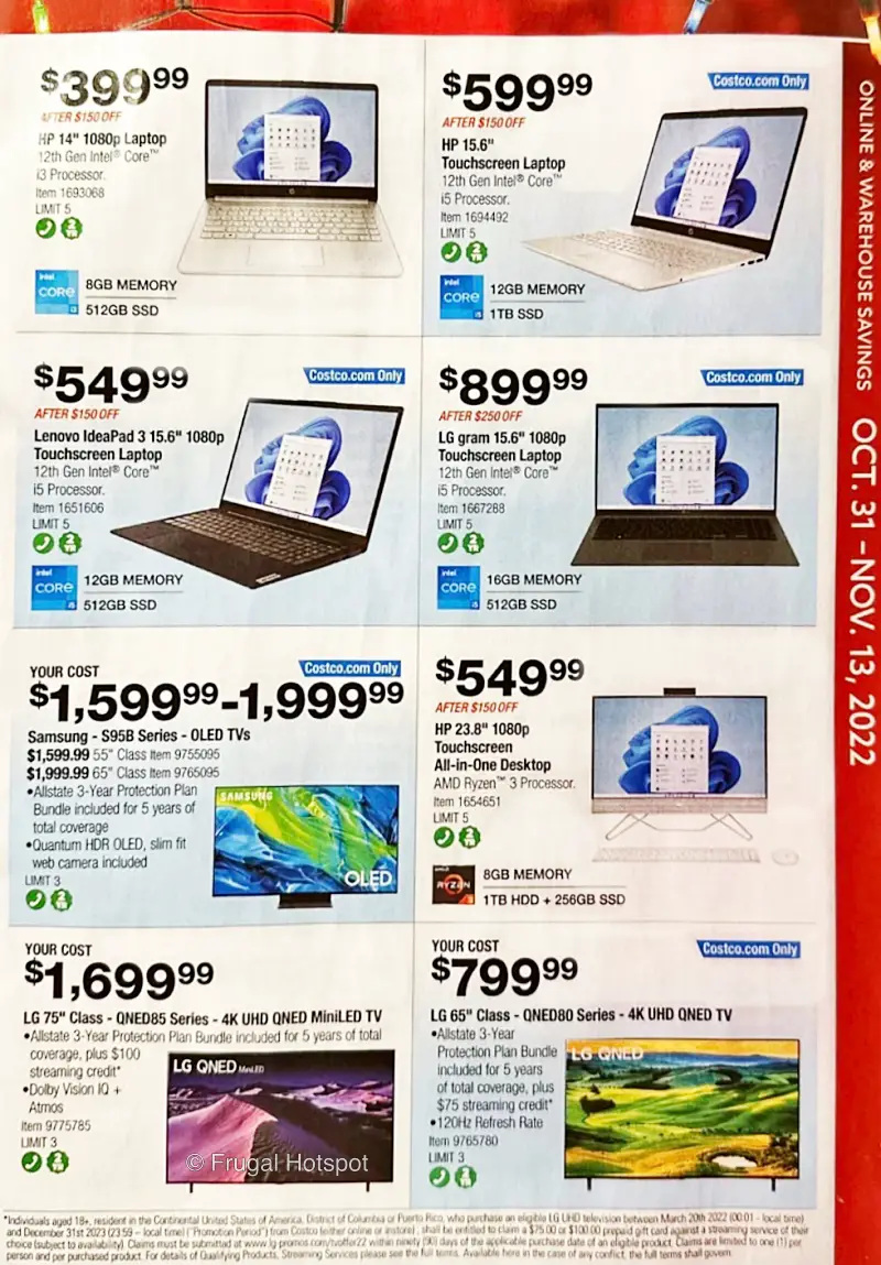 Costco Black Friday and Holiday Savings 2022 | P 6