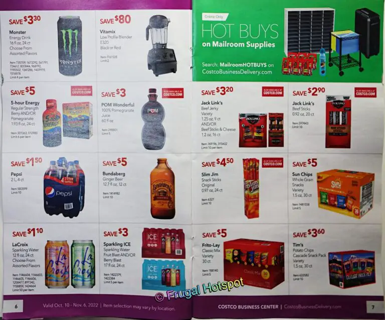 Costco Business Center Coupon Book OCTOBER 2022
