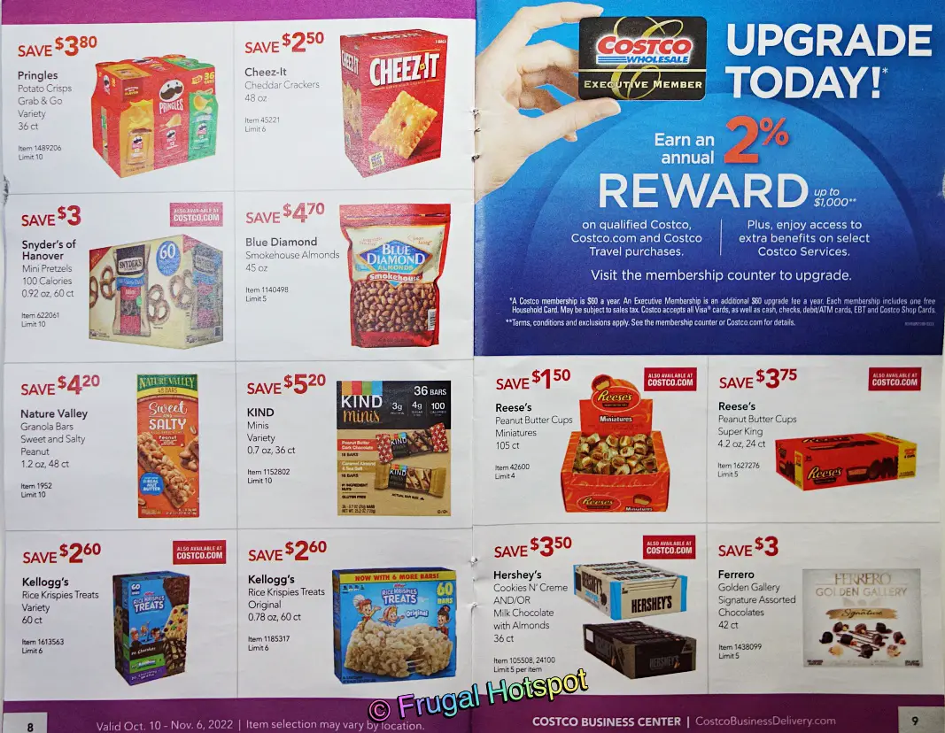 Costco Business Center Coupon Book OCTOBER 2022 | Page 8 and 9