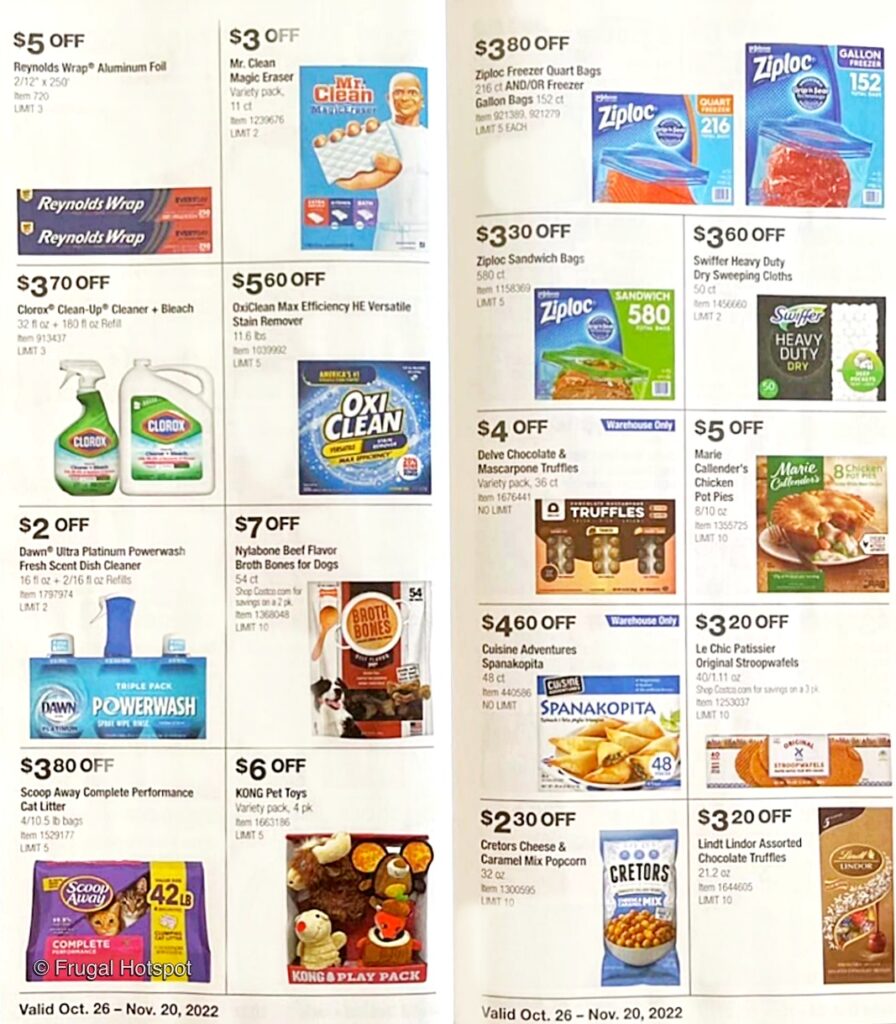 Costco Coupon Book NOVEMBER 2022 Frugal Hotspot
