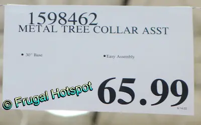 Costco Price | Metal Tree Collar