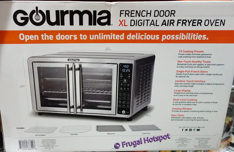 Gourmia french door xl digital air fryer oven - Matthews Auctioneers