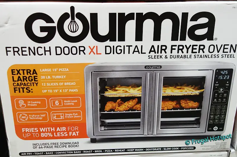 Gourmia XL Digital Air Fryer Oven with Single-Pull French Doors | Costco
