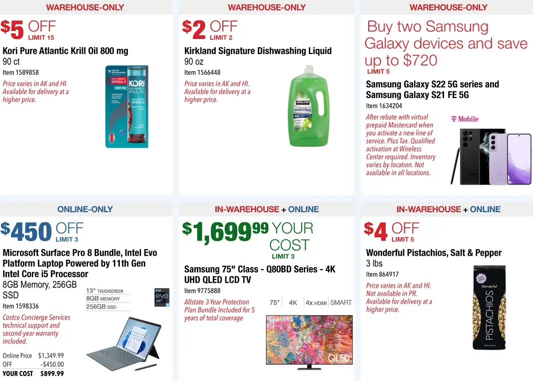 Hot Buys Sale OCTOBER 2022 Costco P5