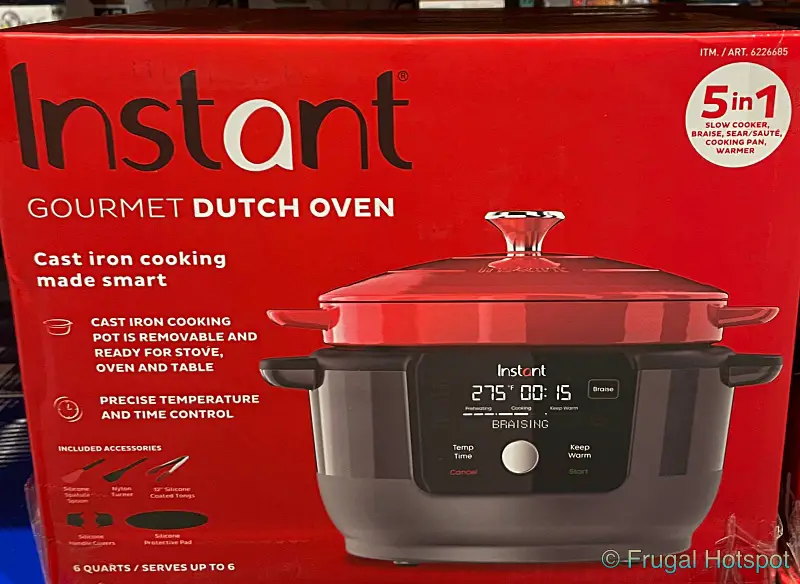 Instant Pot 5-in-1 Electric Dutch Oven Bundle Only $49.97 on Costco.com  (Regularly $230), Includes Five Accessories
