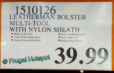 Leatherman Bolster Multi-Tool | Costco Price