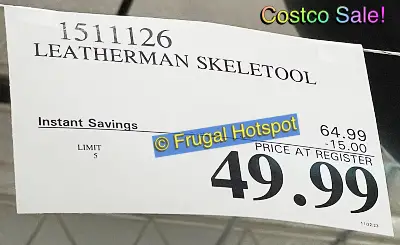 Leatherman Skeletool Combo | Costco Sale Price | Item 1511126