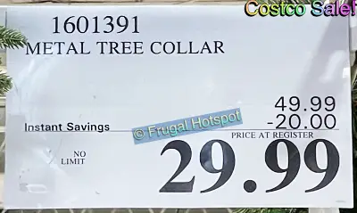 Metal Tree Collar | Costco Sale Price | Item 1601391