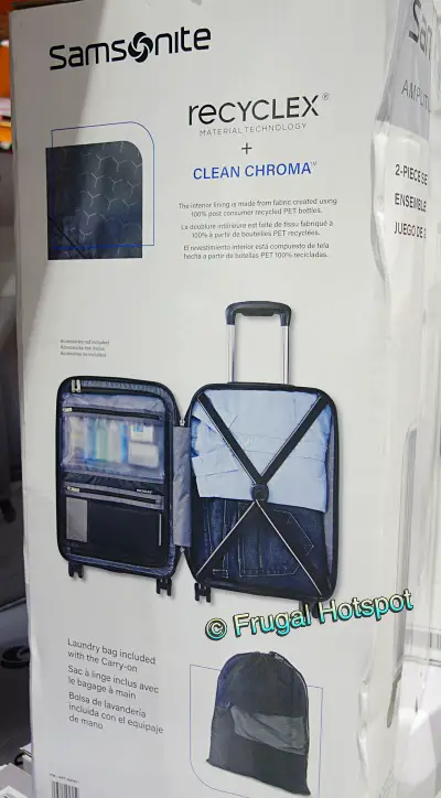Samsonite Amplitude Hardside Luggage Set | features 2 | Costco