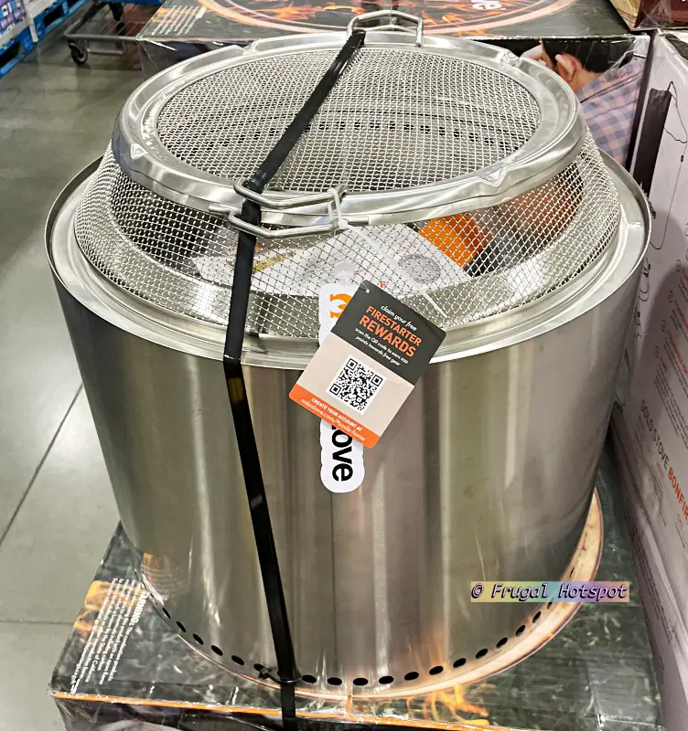 Solo Stove Bonfire 2.0 Wood Burning Stainless Steel Fire Pit | Costco Display 2 | Item 1769783