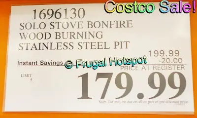 Solo Stove Bonfire Fire Pit | Costco Sale Price