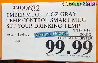 ember Temperature Control Mug² | Costco Sale Price