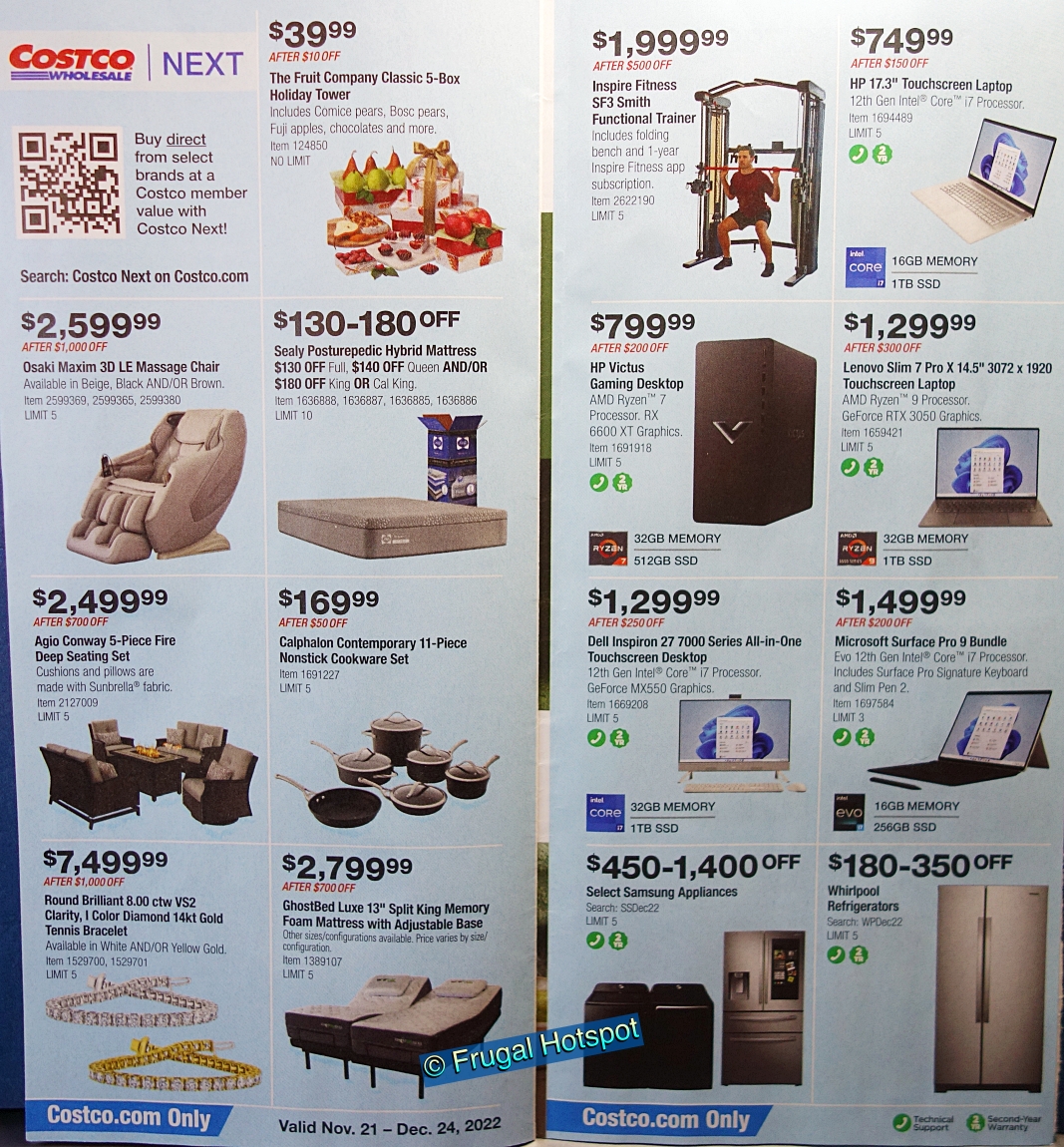 Costco Coupon Book DECEMBER 2022 | Pages 14 and 15