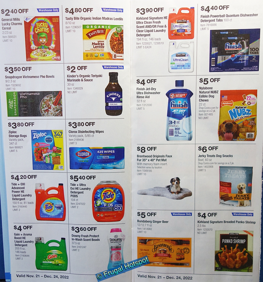 Costco Coupon Book DECEMBER 2022 | Pages 18 and 19