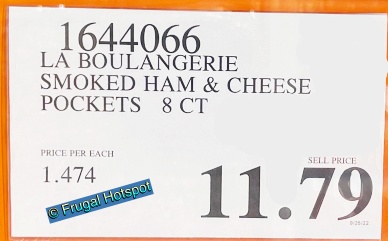 La Boulangerie Smoked Ham & Swiss Cheese Pockets | Costco Price
