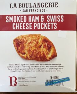 La Boulangerie Smoked Ham &amp; Swiss Cheese Pockets at Costco!