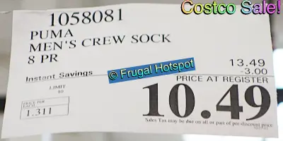 Puma Men's Crew Socks | Costco Sale Price