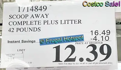 Scoop Away Cat Kitty Litter | Costco Sale Price | 1714849