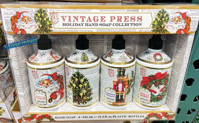 Vintage Press Holiday Hand Soap Collection | Costco