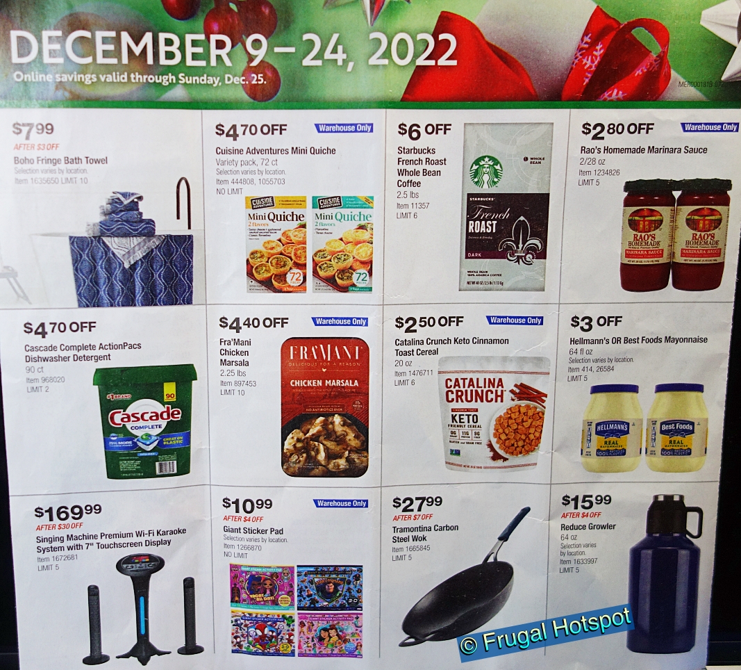 Costco Holiday Event Sale December 2022 | P4