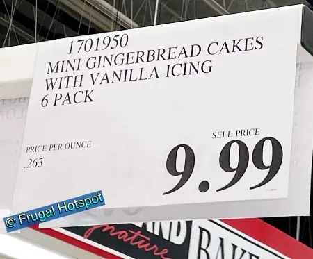 Costco Sale Price | Kirkland Signature Mini Gingerbread Cakes