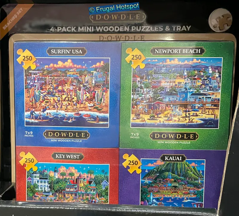 Dowdle Mini Wooden Puzzles beaches set | Costco