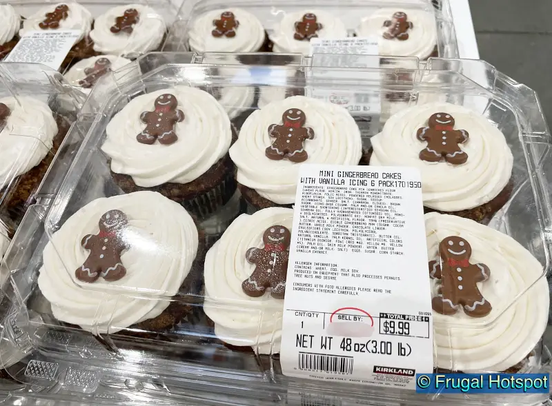 Mini Gingerbread Cakes with Vanilla Icing | Costco