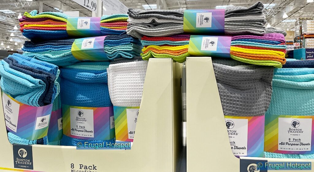 Boston Traders Microfiber Waffle Weave Kitchen Towels at Costco!