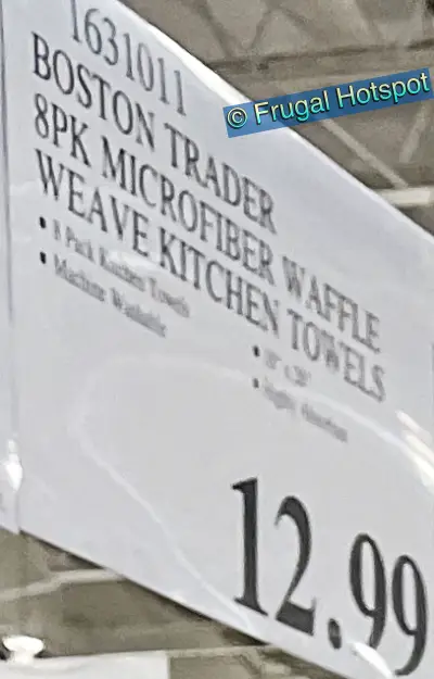 Boston Traders Microfiber Waffle Weave Kitchen Towels | Costco Price