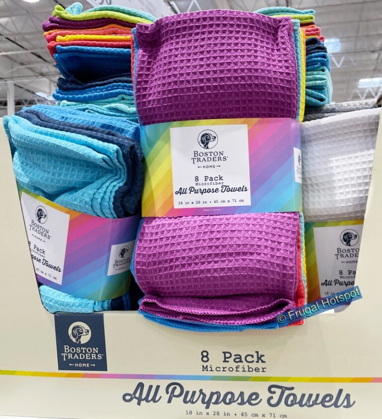 Boston Traders Microfiber Waffle Weave Kitchen Towels at Costco!