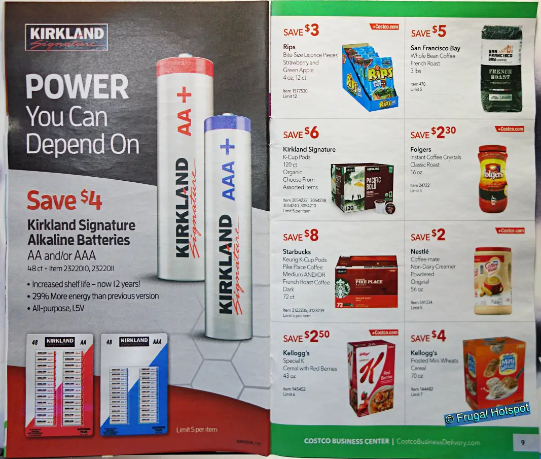 Costco Business Center Coupon Book FEBRUARY 2023 | Pages 8 and 9