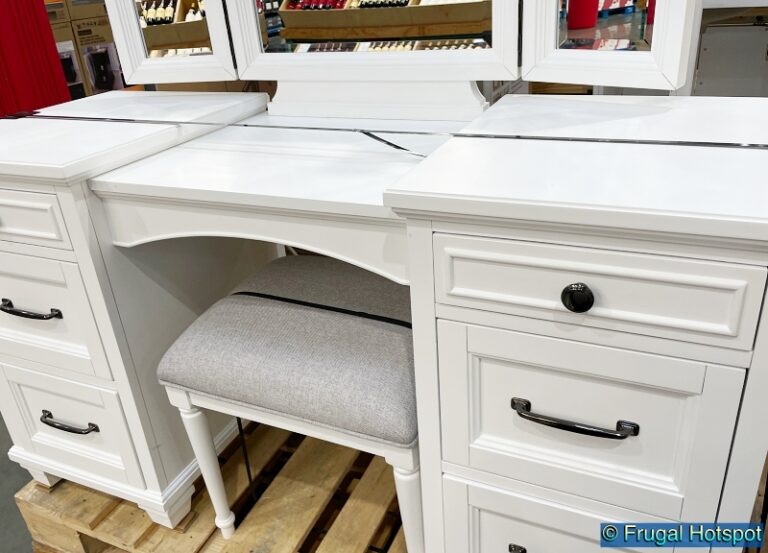 Kitteridge Makeup Vanity with Mirror and Stool at Costco!