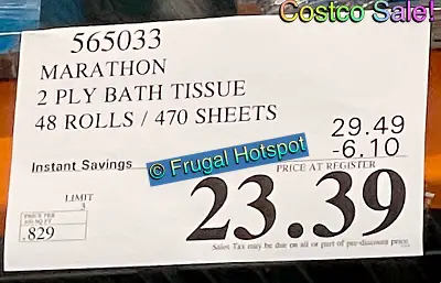 Marathon 2Ply Toilet Paper | Costco Sale Price