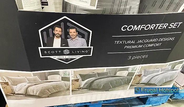 Scott Living Textural Jacquard Comforter Set | Costco