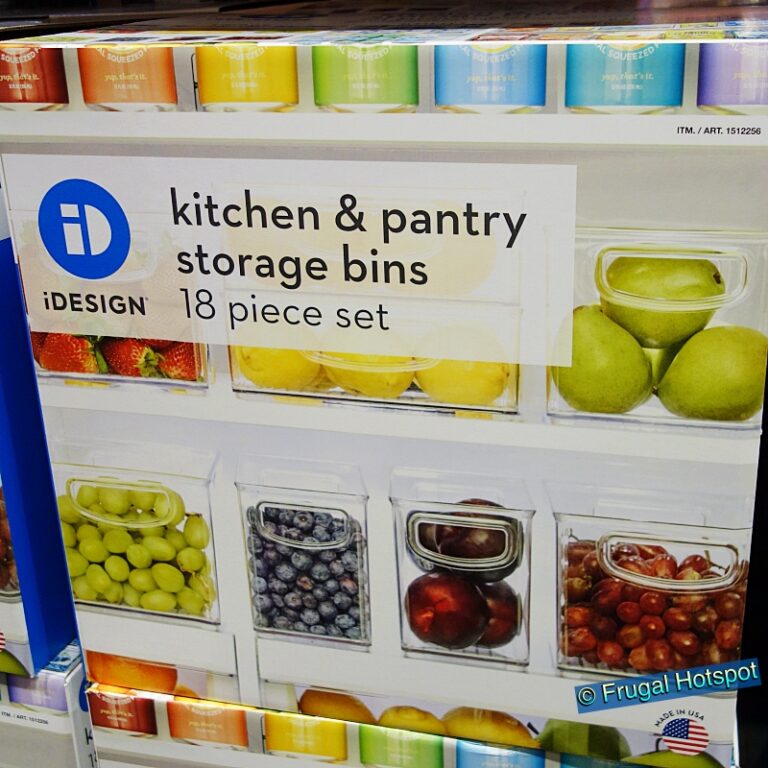 iDESIGN Kitchen & Pantry Storage Bins 18Pc Set at Costco!