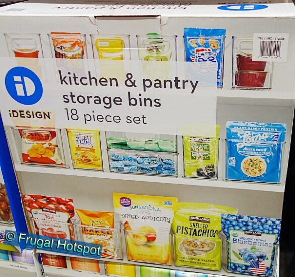iDESIGN Kitchen & Pantry Storage Bins 18-Pc Set at Costco!
