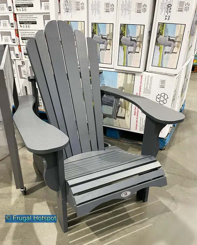 Leisure Line Classic Adirondack Chair by Tangent | angled view | Costco Display