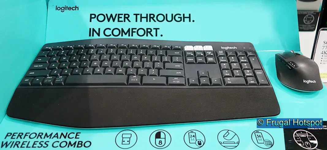 Logitech Performance Keyboard and Mouse Combo | Costco Display