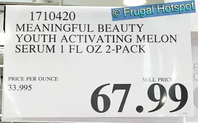 Meaningful Beauty Youth Activating Melon Serum | Costco Price
