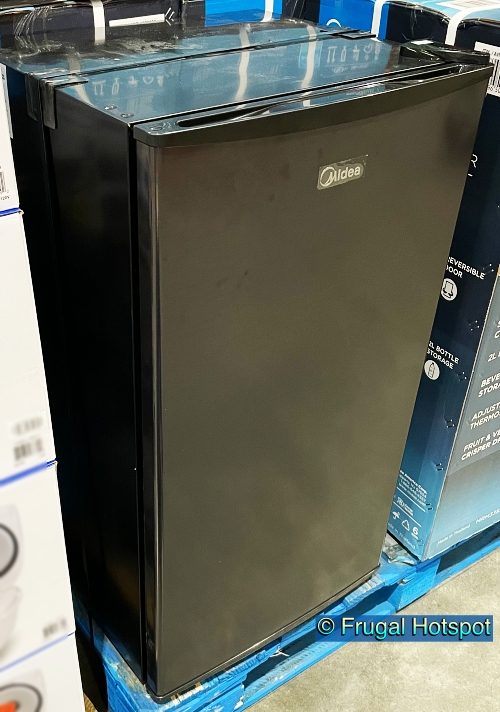 Avanti 2.4 Cu. Ft. Mini Compact Refrigerator – Black, With Chiller Compartment & Reversible Door