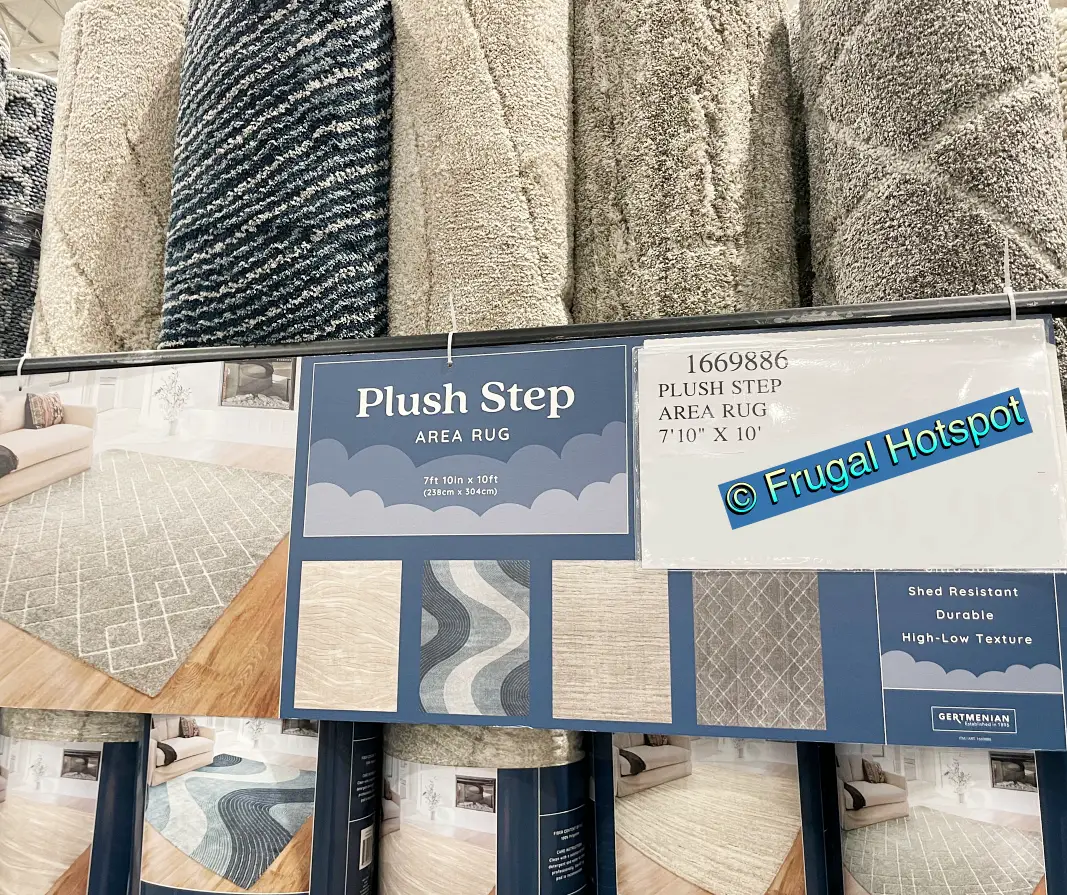 Plush Step Area Rug 7 by 10 | 4 styles | Costco