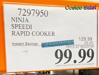 Ninja Speedi Rapid Cooker | Costco Sale Price | Item 7297950