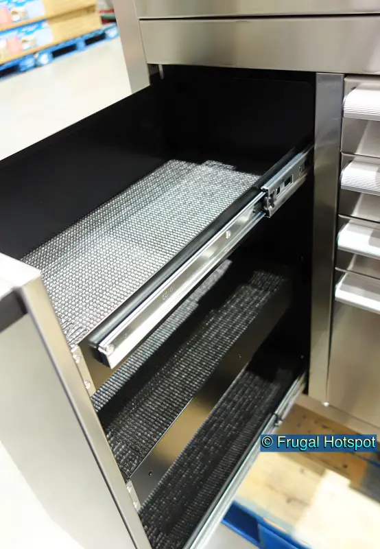 Vertical 3 tiered pullout drawer | Costco item 2323045