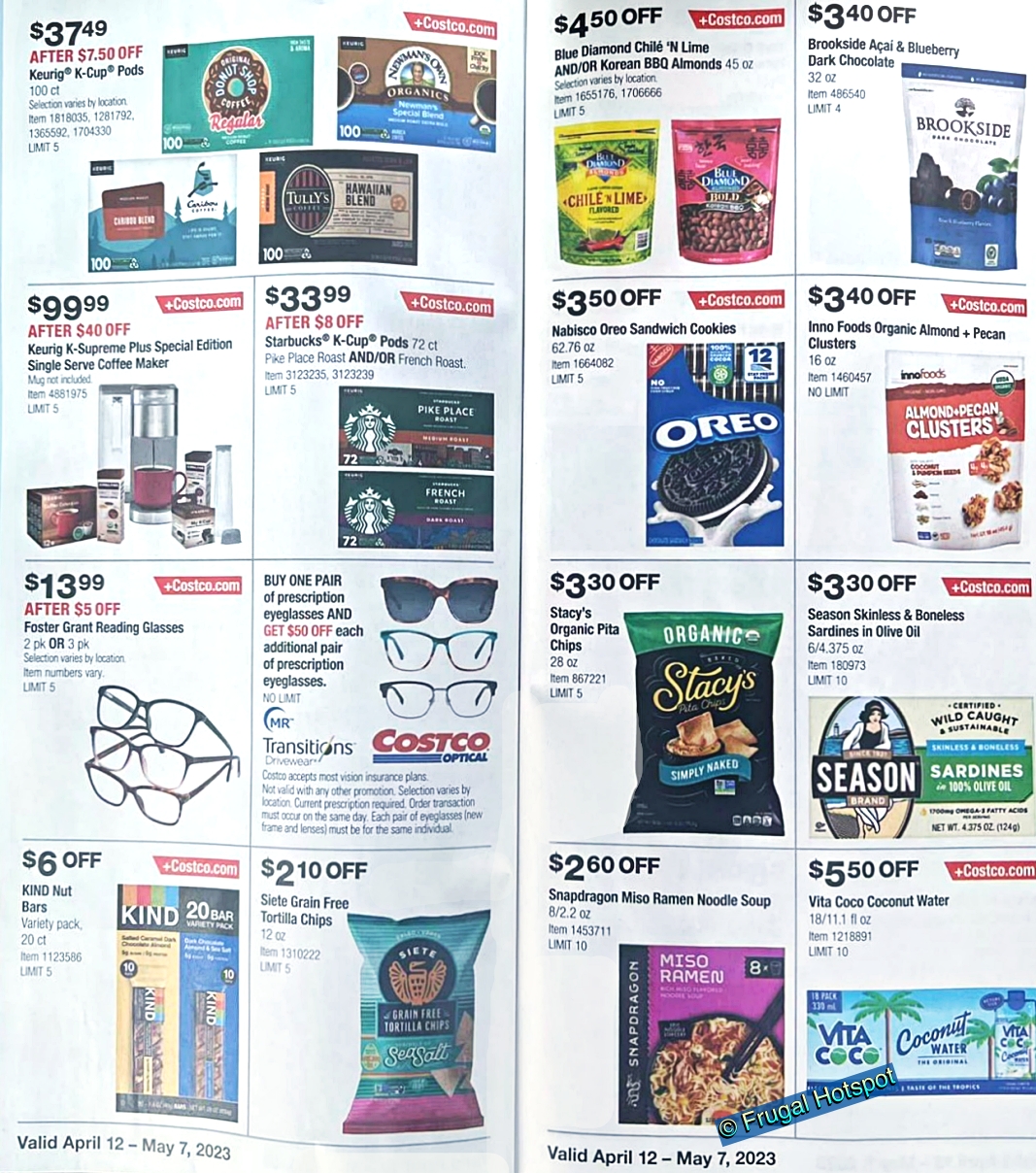 Costco Coupon Book APRIL 2023 | Pages 18 and 19