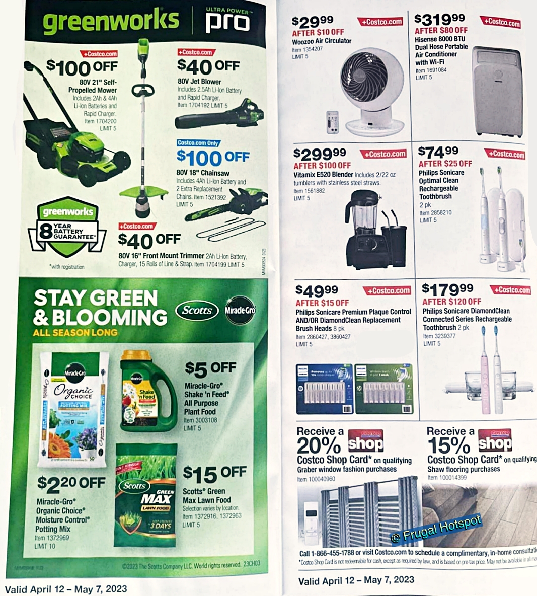 Costco Coupon Book APRIL 2023 | Pages 6 and 7